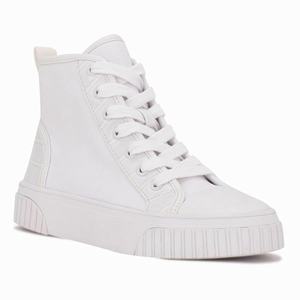 Nine West Dyiane High Top Sneakers - White - Ireland (EL3094215)